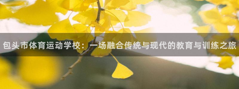 三亿体育登录：包头市体育运动学校：一场融合传统与现代的教育与训练之旅
